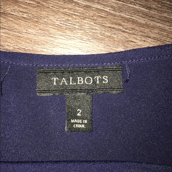 Talbots Short-Sleeve Blouse - Picture 6 of 8